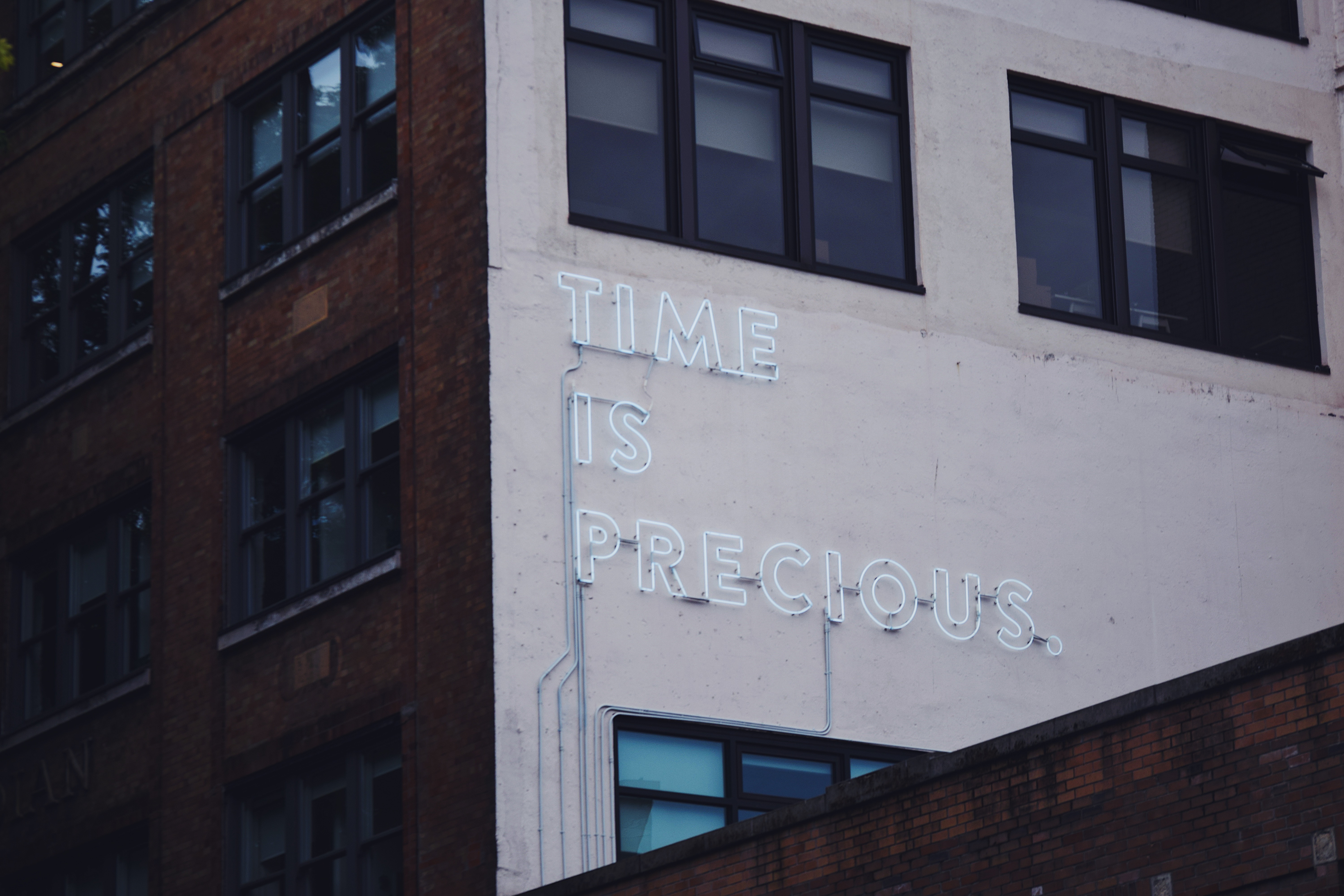 Time is Precious sign